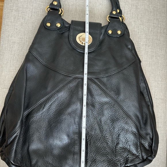 Foley + Corinna Black Leather Shoulder Bag - Picture 6 of 6